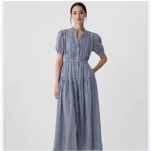 Gap x Doen Gingham Maxi Dress